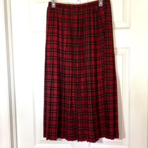 Plaid pleated skirt by Jantzen   Size 12